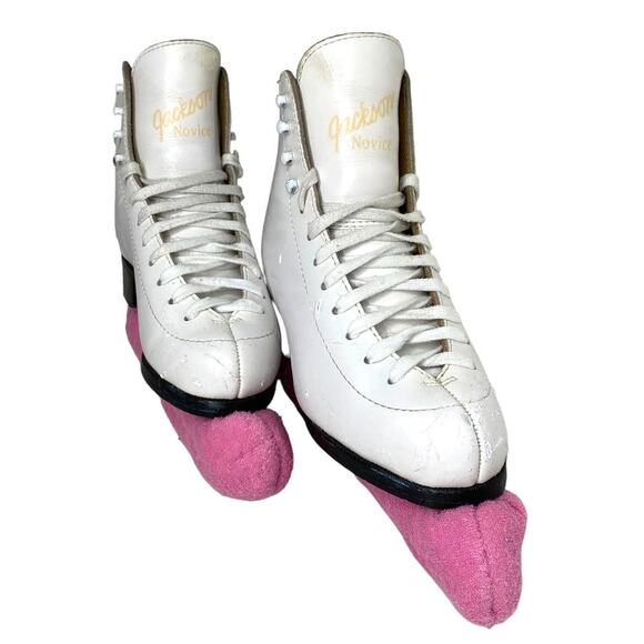 Jackson Novice Ice Skates Figure Skates John Wilson Sheffield GJL 8 1/4 9" - Picture 10 of 16